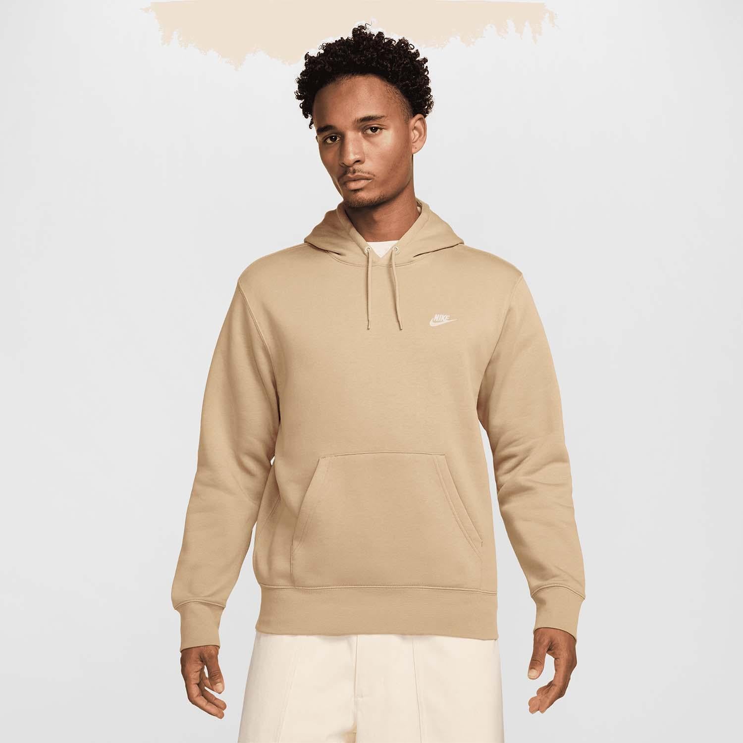 club men's pull-over fleece ho