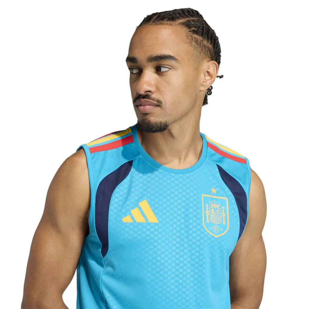 Spanje 26 Tiro Mouwloos Voetbalshirt