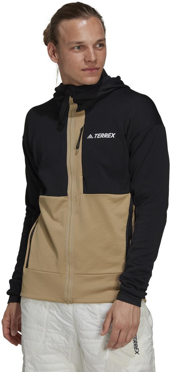 Terrex Tech Flooce Hooded Hiking Fleece Jack