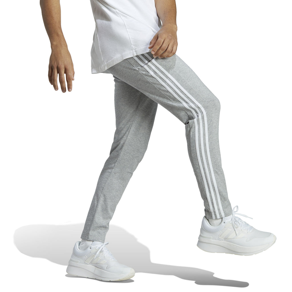 Essentials Single Jersey Tapered Open Hem 3-Stripes broek