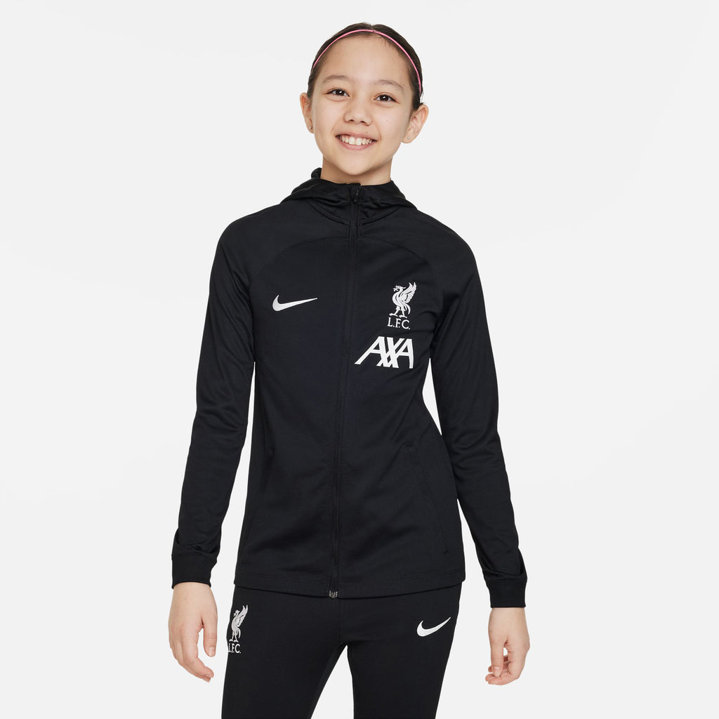 Liverpool FC Strike kids Nike Dri-FIT voetbaltrainingspak met capuchon