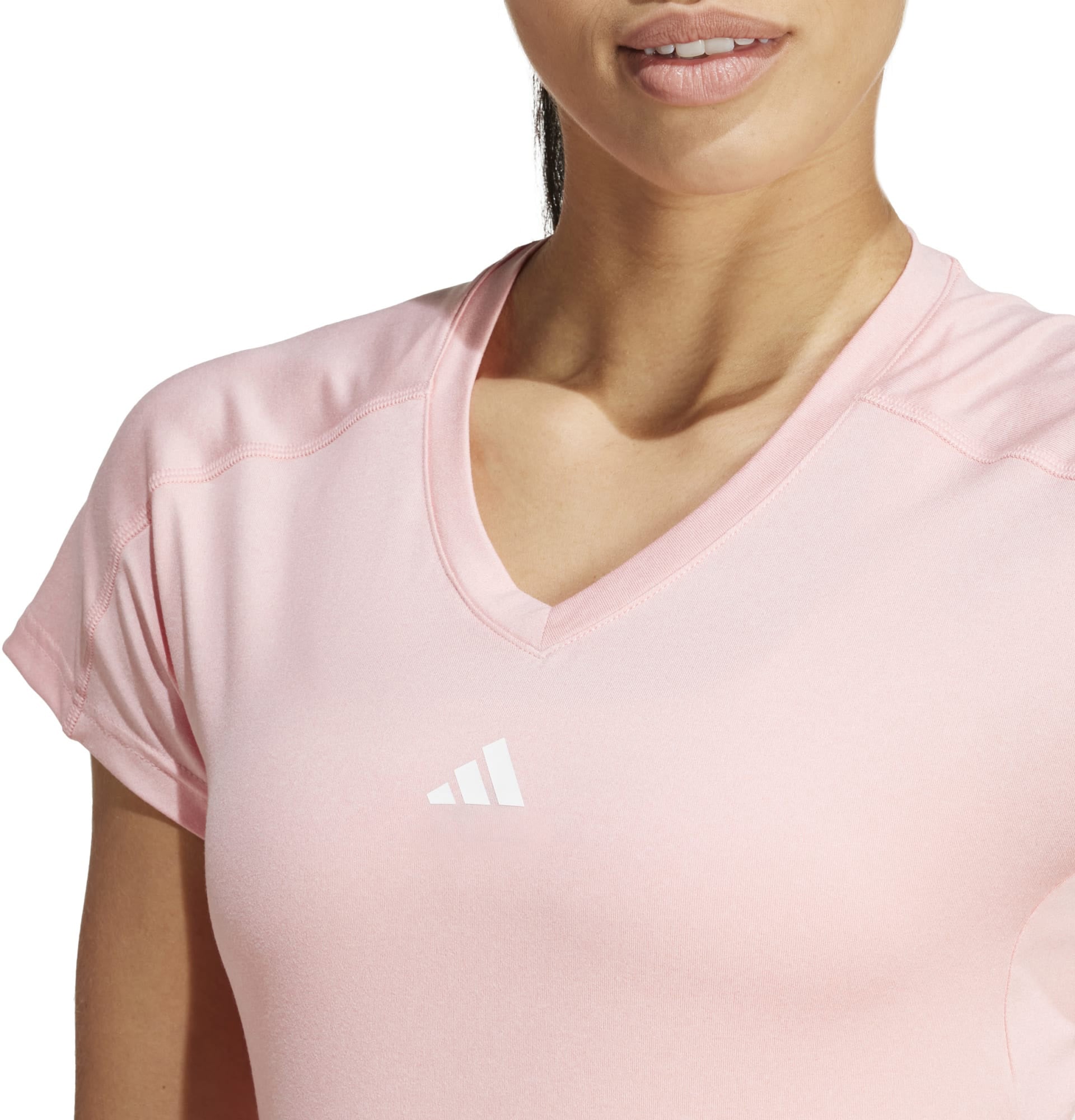 AEROREADY Train Essentials Minimal Branding V-hals shirt