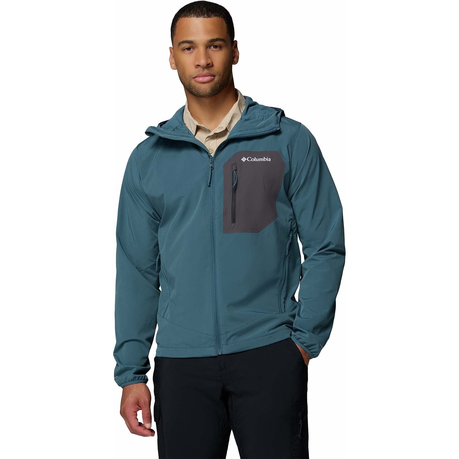 tall heights hooded softshell