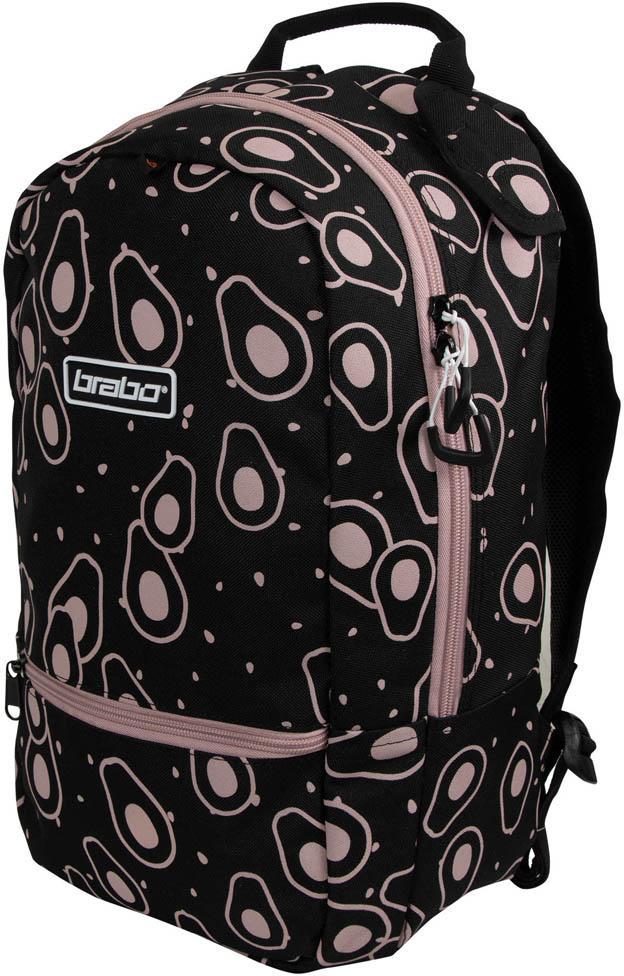 Bb5320 Backpack Fun Avacado Black/pink