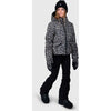 fiasky-print girls snow jacket