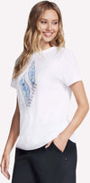 Floral Diamond Classic Crew T