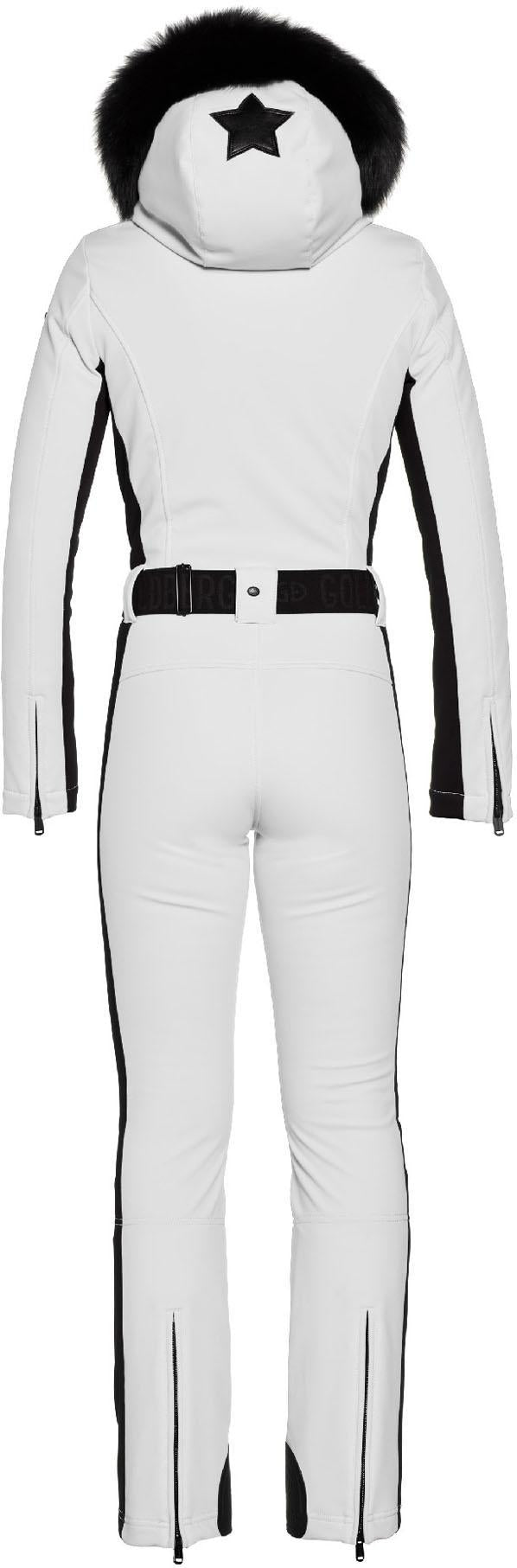 parry ski suit faux fur