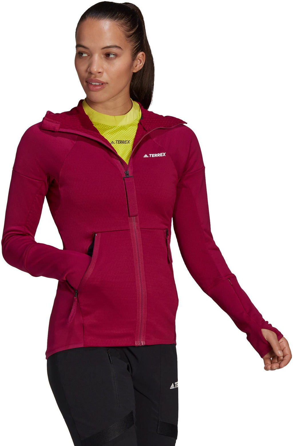 Terrex Tech Hooded Fleece Hiking Jack