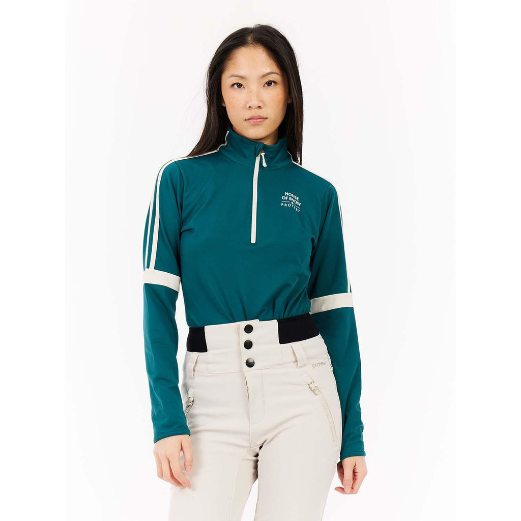 Prtcarly 1/4 Zip Active Top