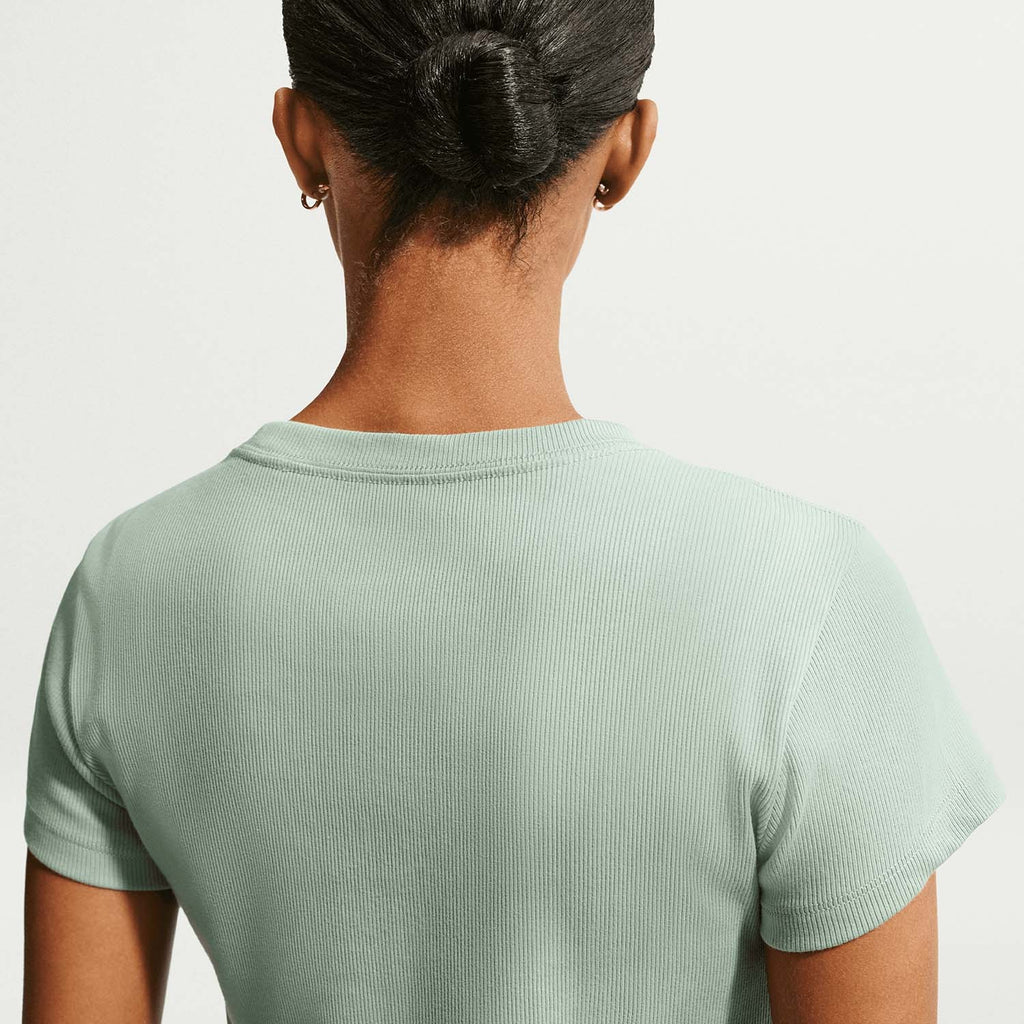Sportswear Strakgeribd damesshirt
