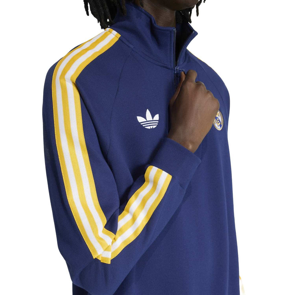 Real Madrid Originals Sweater met Halflange Rits