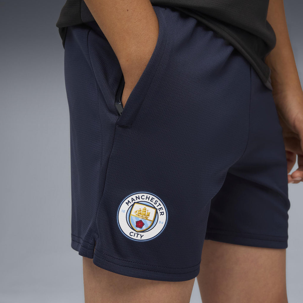 Mcfc Training Shorts W/pocket Jr