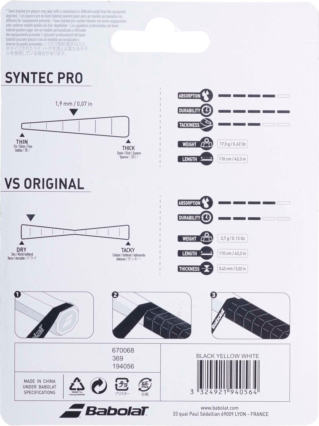 Syntec Pro X1 + VS Original X3 grip