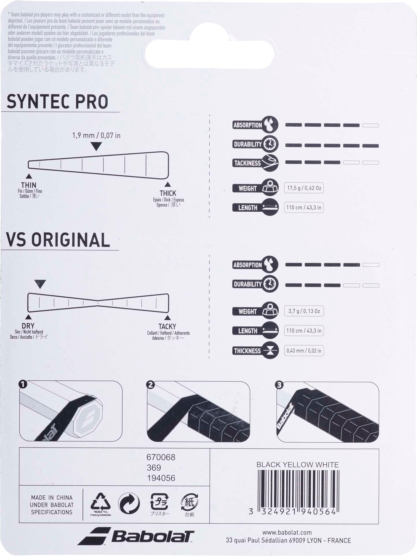 Syntec Pro X1 + VS Original X3 grip