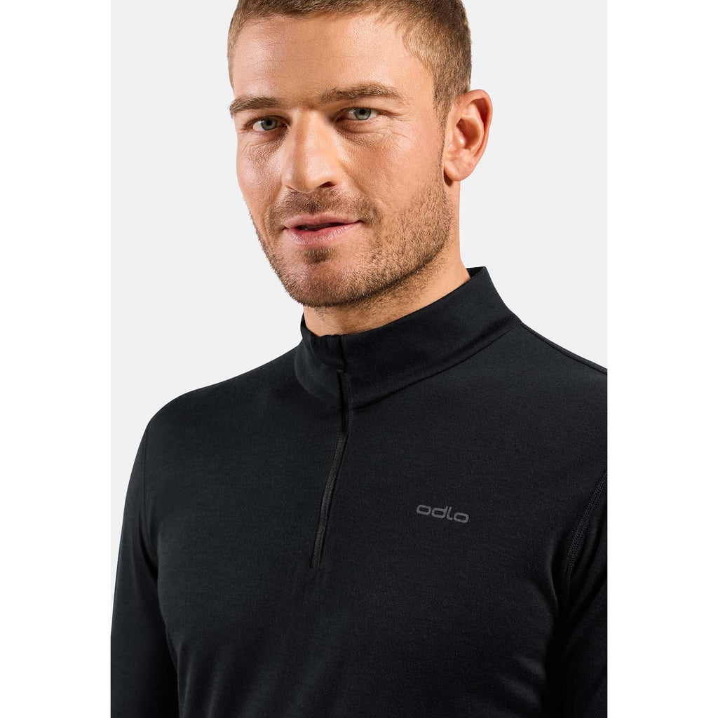 merino 160 base layer top turtle neck  half-zip