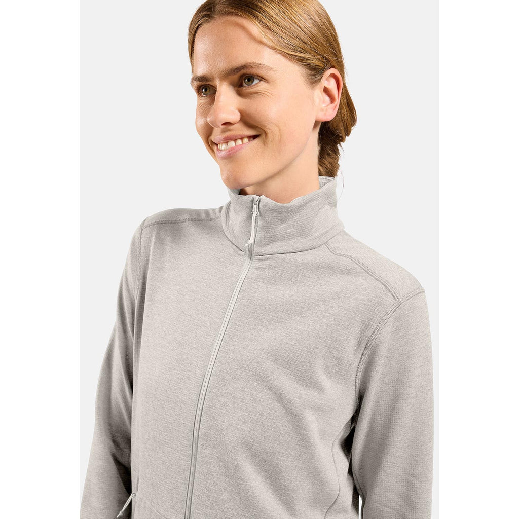 Mid Layer Outdoor Full Zip Grid Fleece