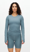 Jacquard Long Sleeve Top T-shirt  training