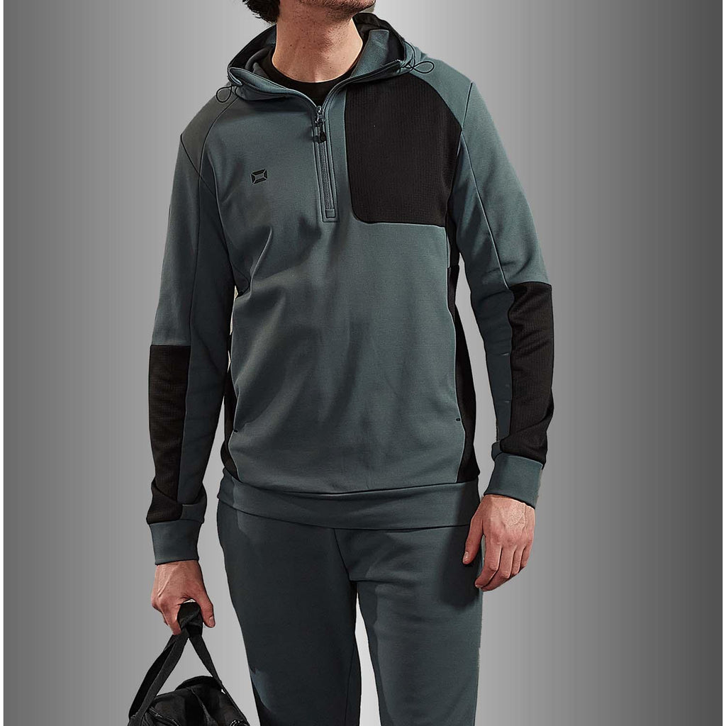 Plaza Brush Hooded Half Zip