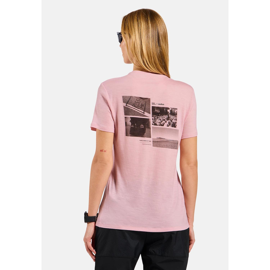 Outdoor T-shirt Crew Neck Short sleeve Merino 160 Postcards