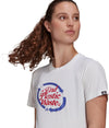 Primeblue Slogan Graphic T-shirt
