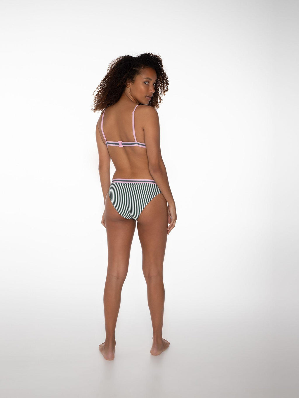 Mm Palmtree Triangle Bikini Top
