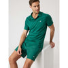 ace mesh panel polo shirt
