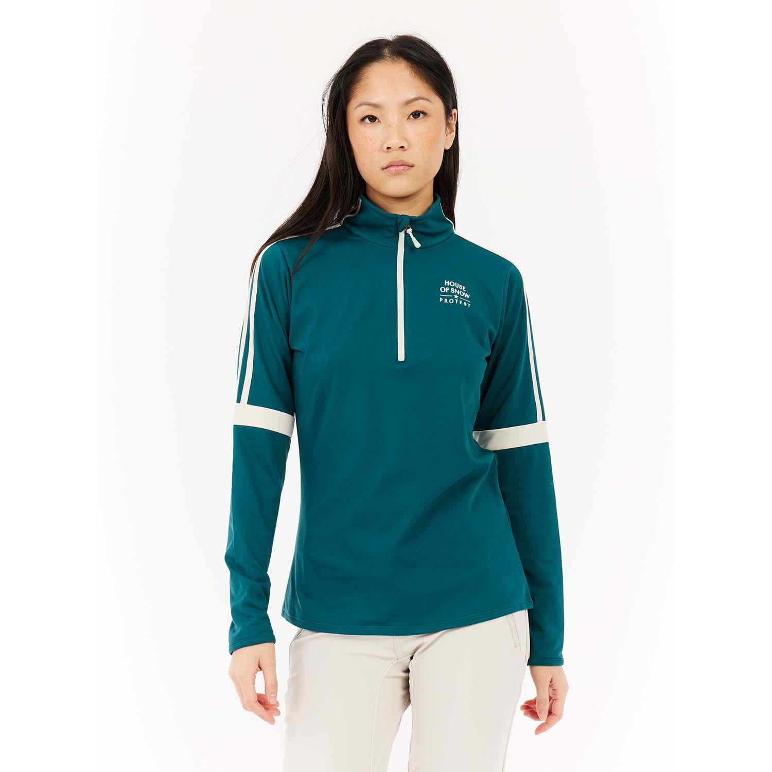 Prtcarly 1/4 Zip Active Top