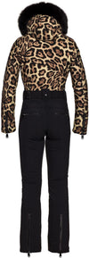 lynx ski suit faux fur