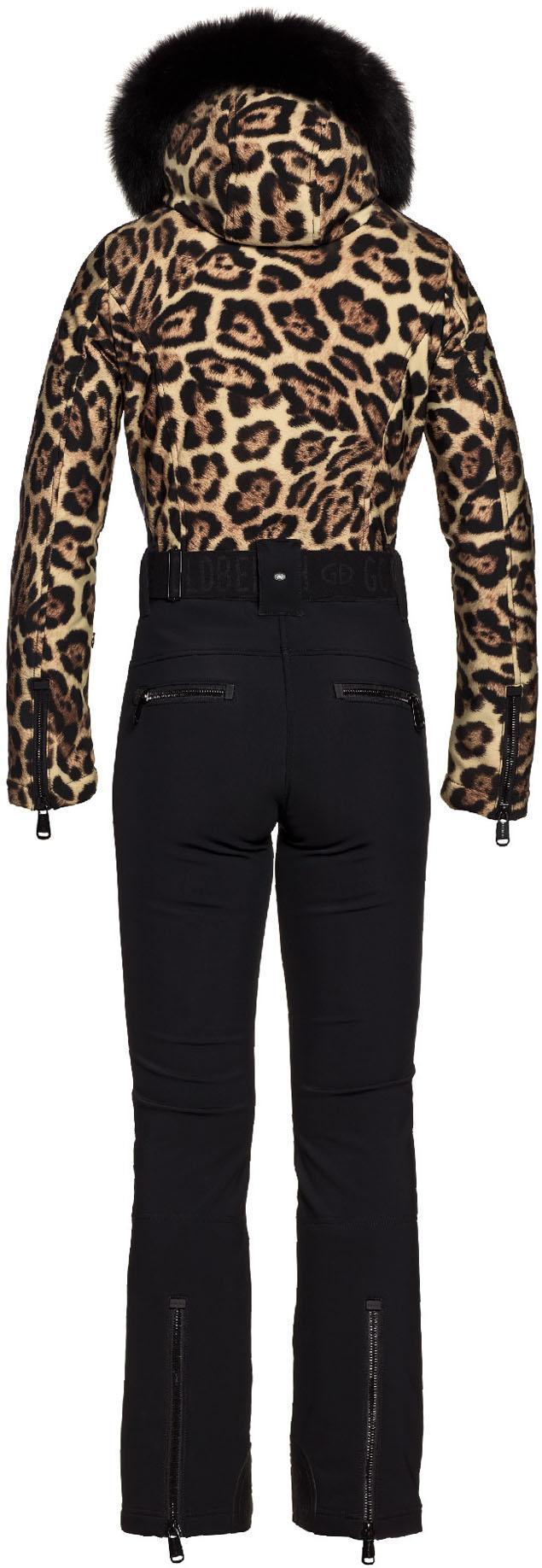 lynx ski suit faux fur