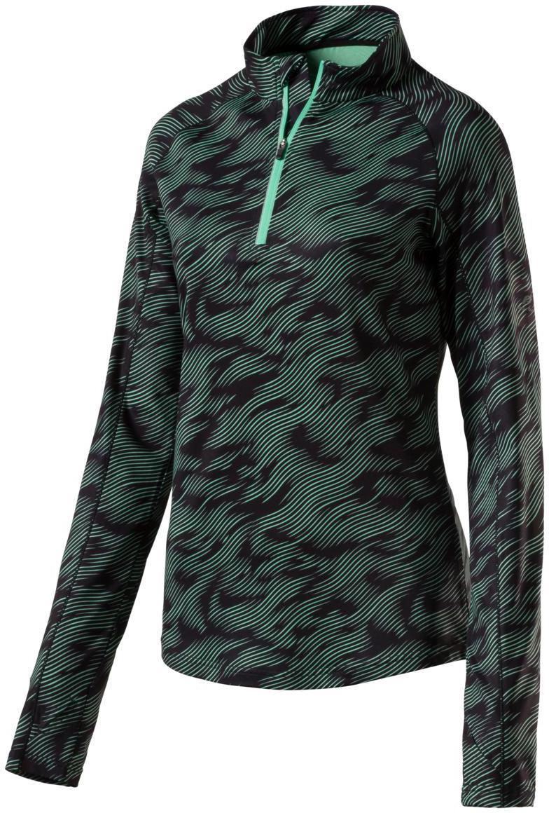 CUSCA wmsDa.Langarmshirt/Halbzipp88%Pes 12%El DryPlusEc