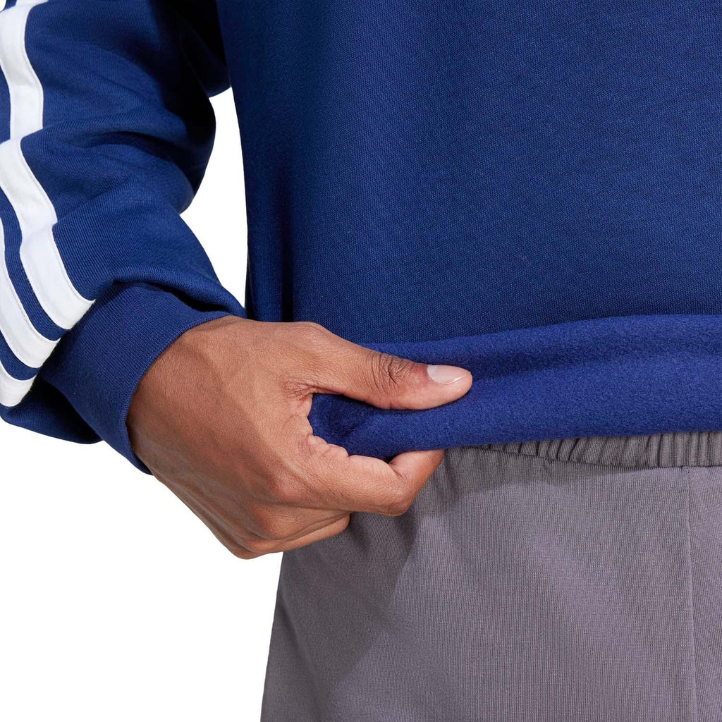 Essentials 3-Stripes Fleece Sweatshirt