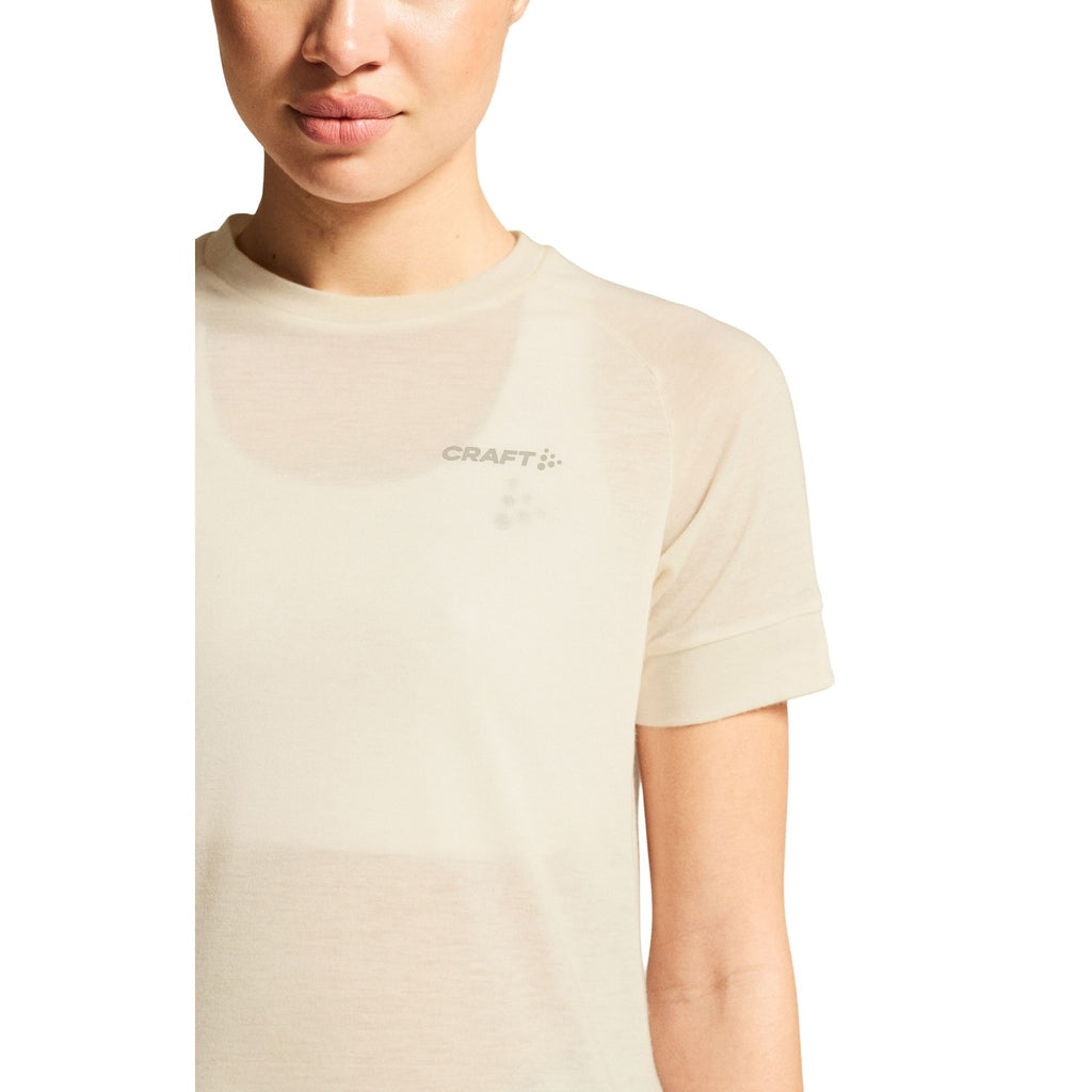 Wool Short Sleeve Tee T-shirt