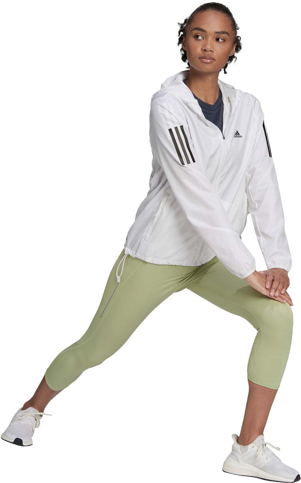 Own the Run Running windjack met capuchon