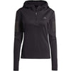 Own The Run Winterized Hoodie Met Halve Rits