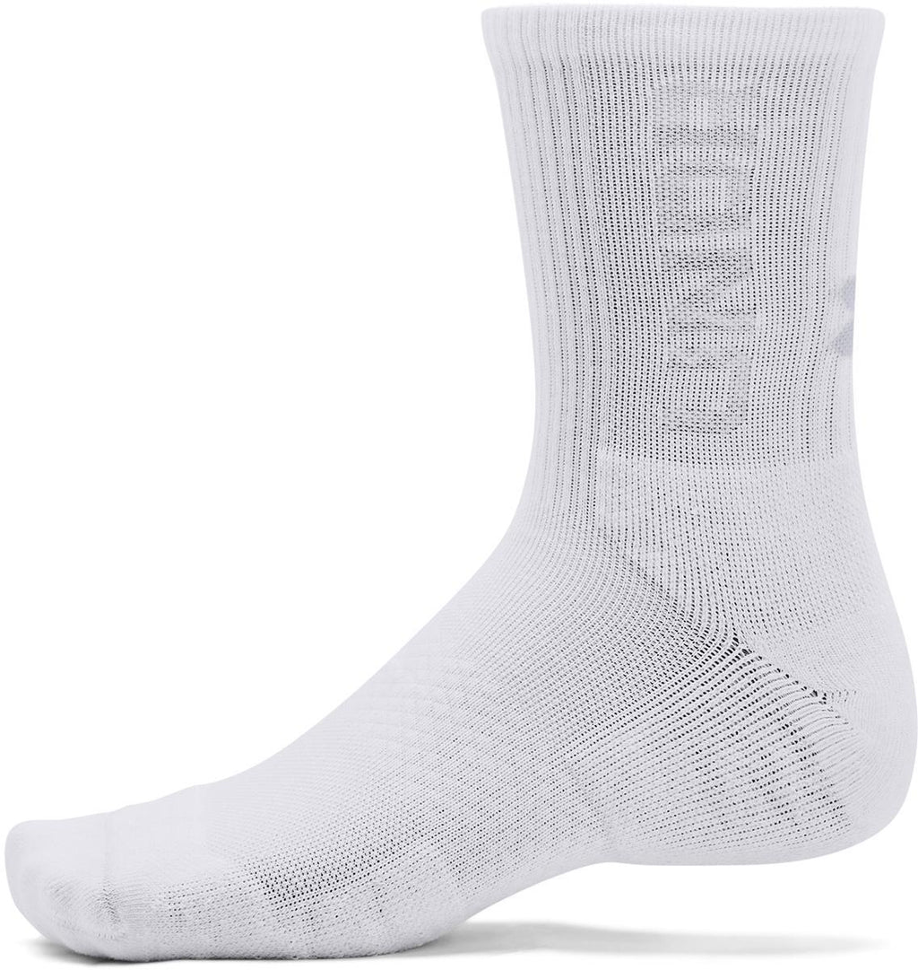 Ua 3-maker 3pk Mid-crew-gry
