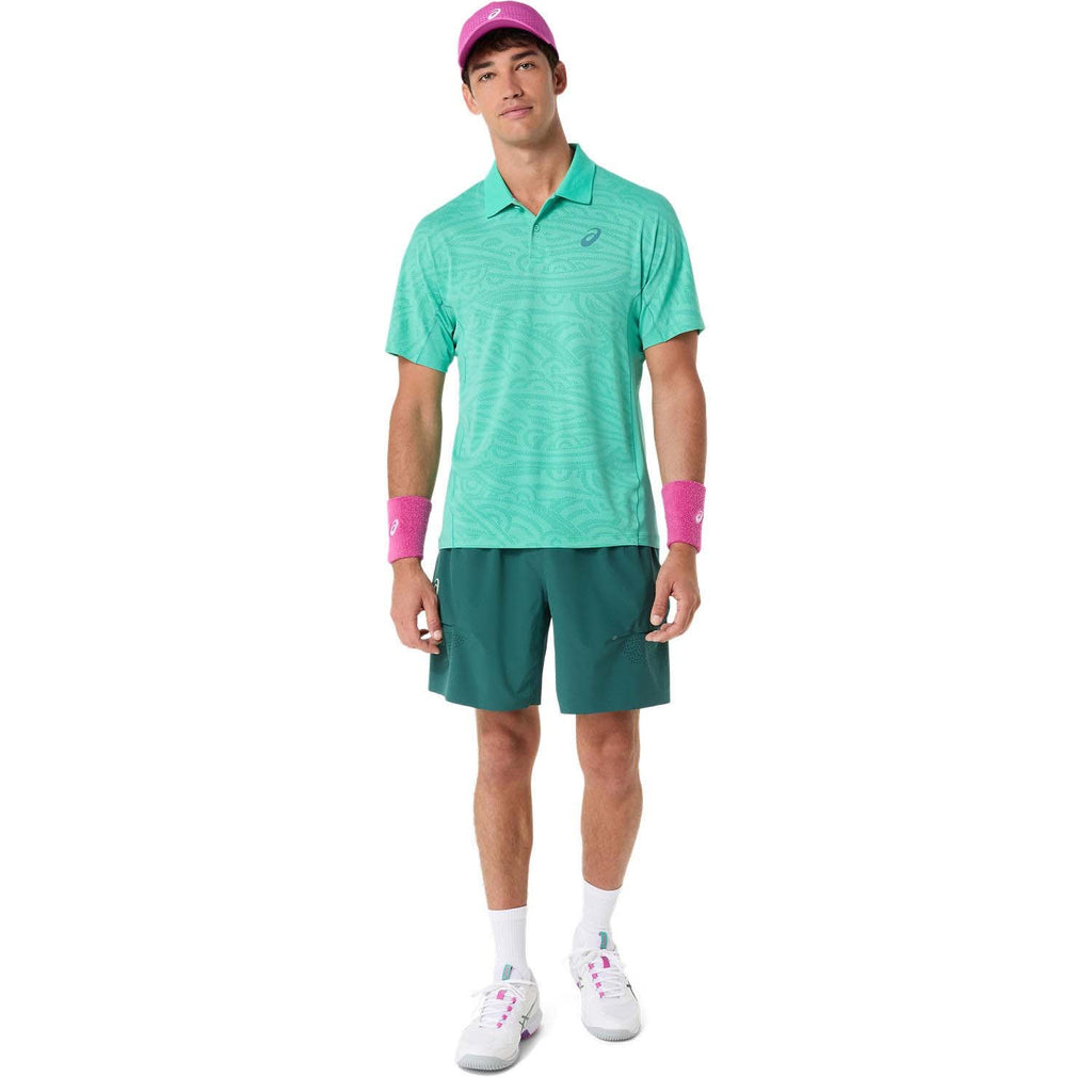 Match Jacquard Polo Ss Top T-shirt tennis