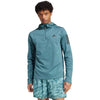 Own The Run Winterized Hoodie Met Halve Rits