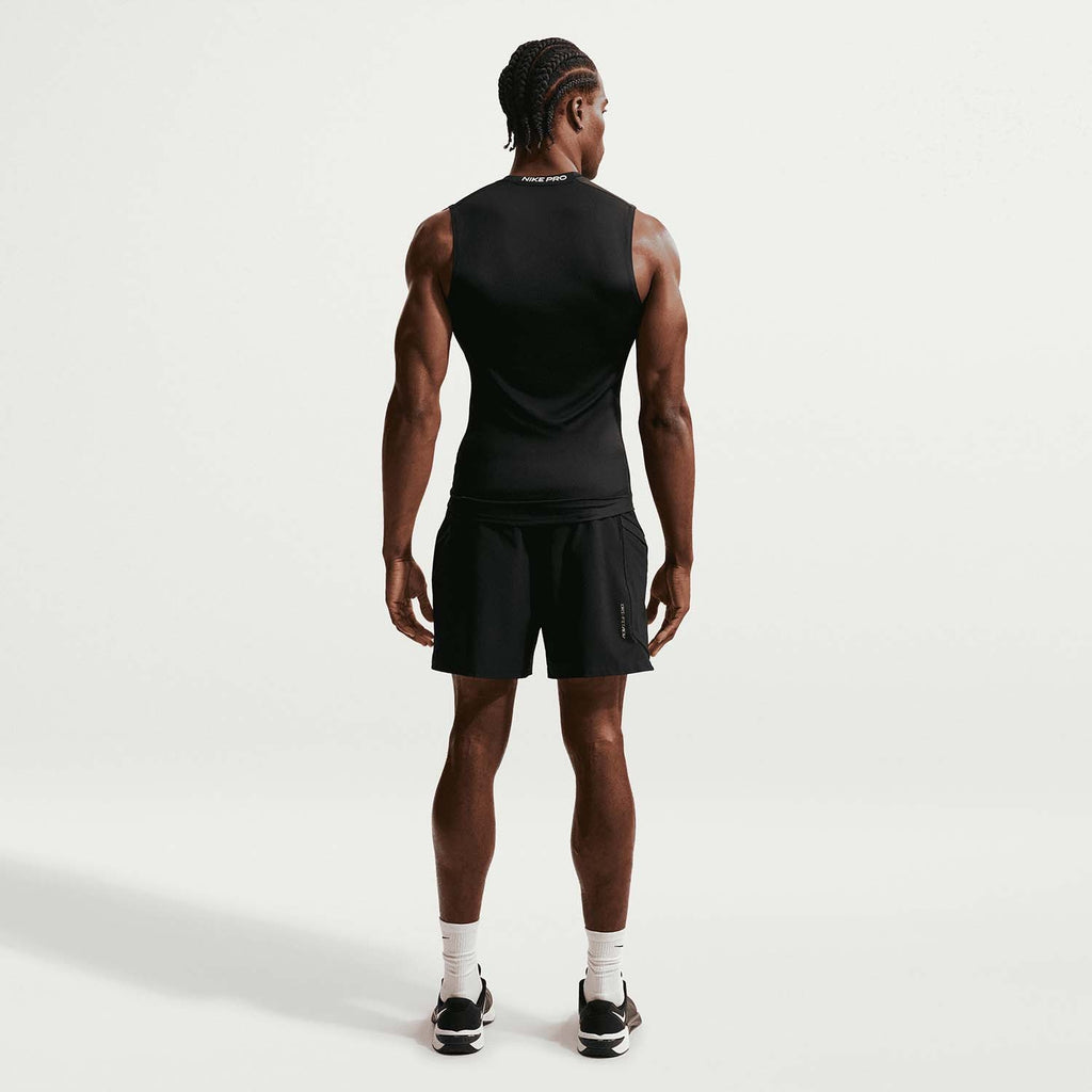 pro dri-fit men's strakke, mouwloze fitnesstop