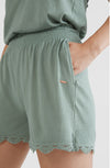 Smocked short