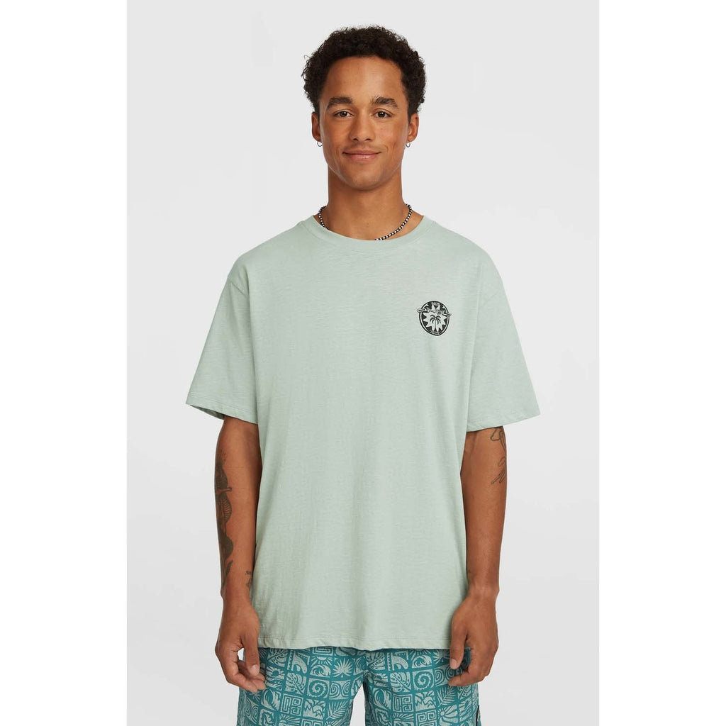 Slub Back Print T-shirt strand
