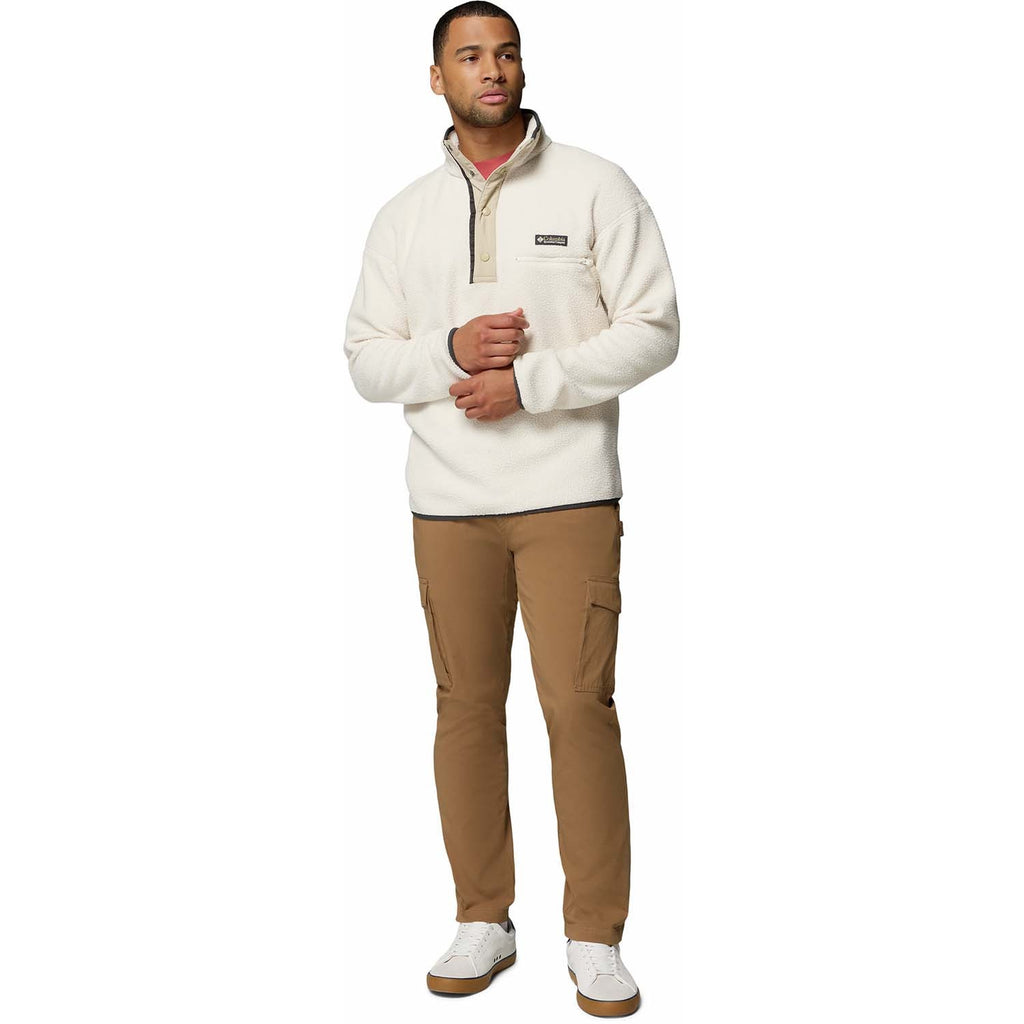 helvetia half snap fleece vest
