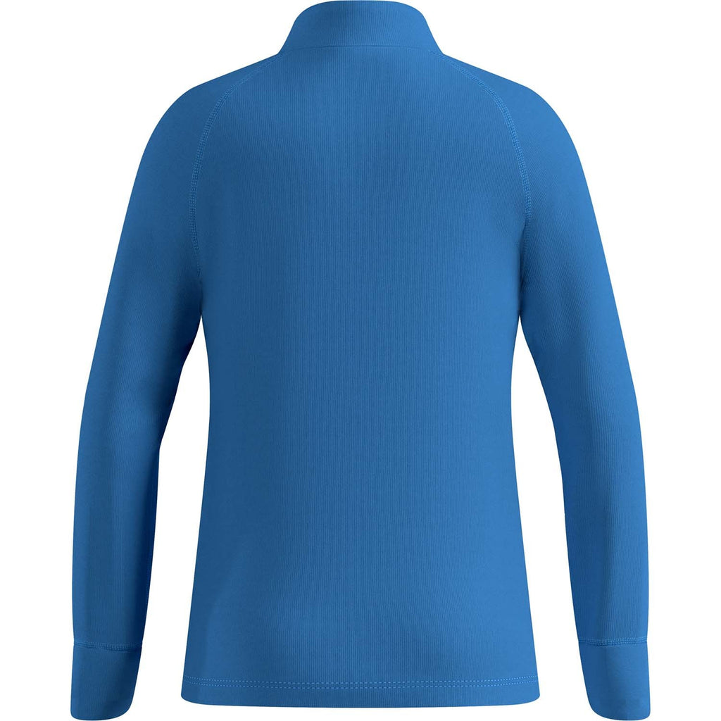 active warm kids base layer turtle neck half-zip shirt