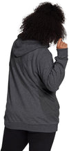 Essentials Logo Ritshoodie (Grote Maat)