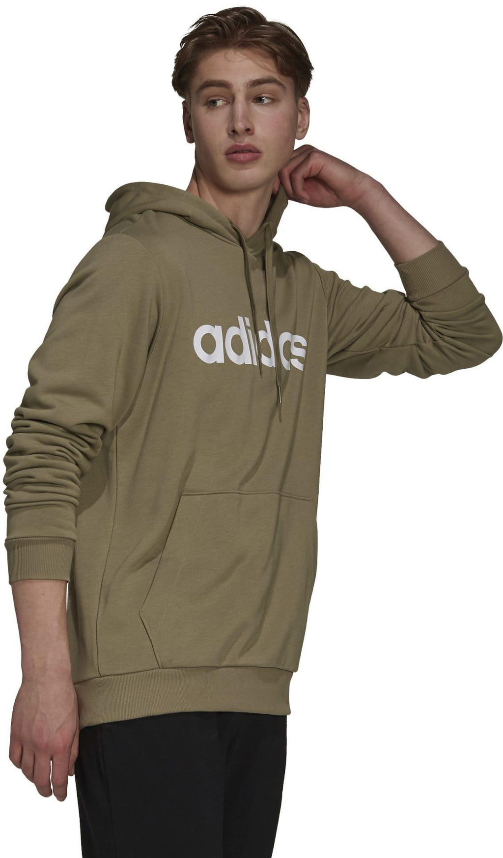 Essentials French Terry Linear Logo Hoodie