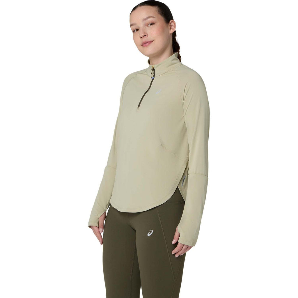 Nagino Run 1/4 Zip Zomer Topshirt met lange mouwen hardlopen