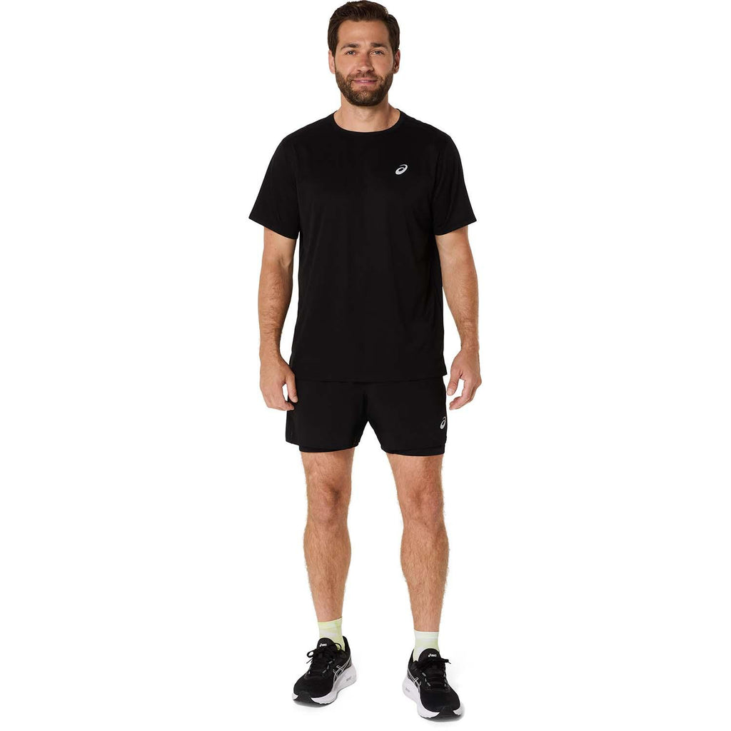 asics core 2n1 5in short