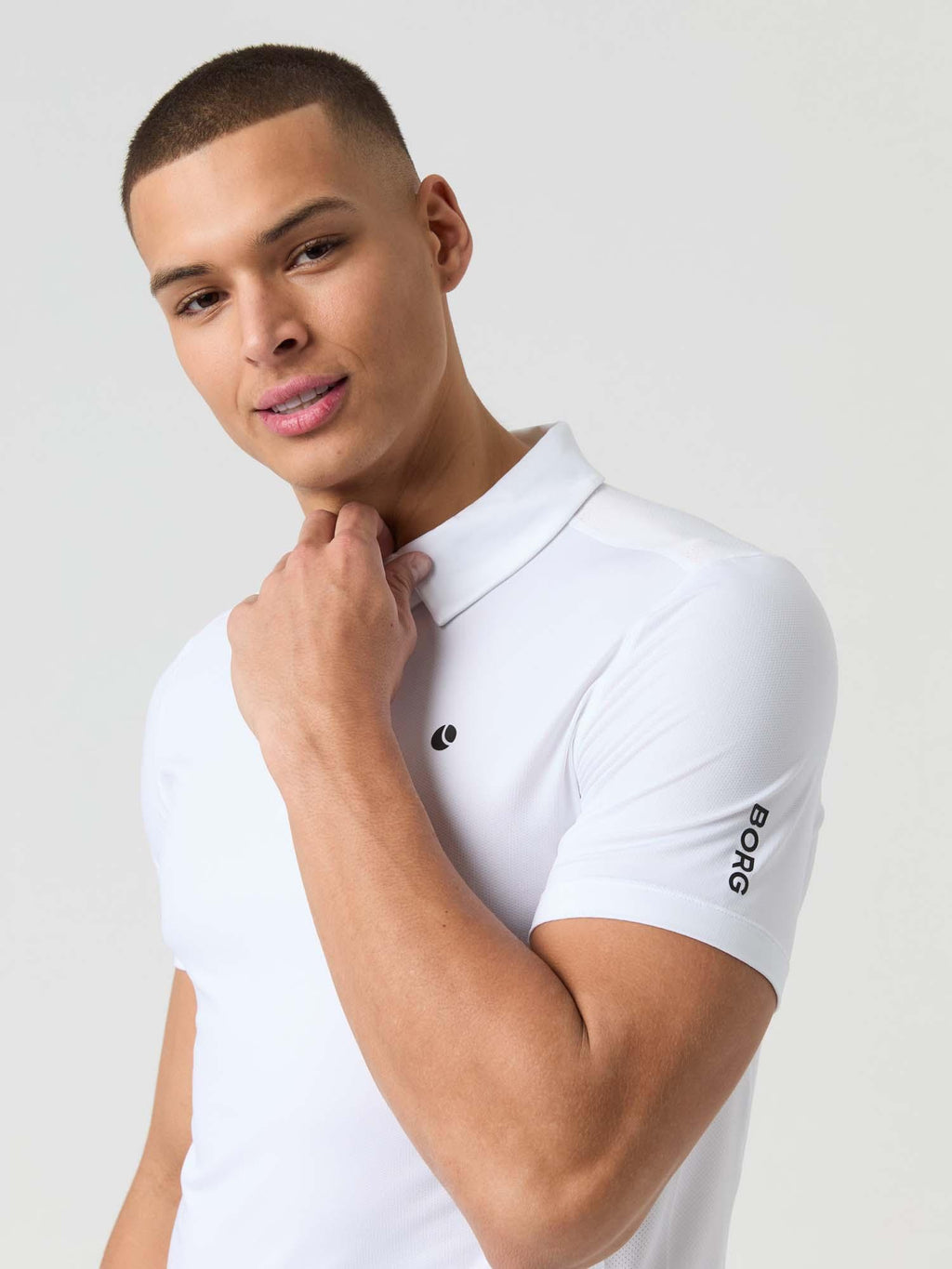 Ace Mesh Panel Polo Shirt