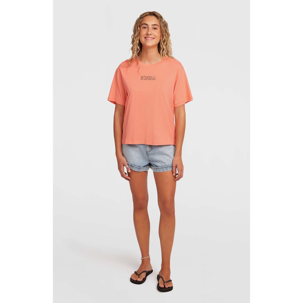 Boxy Back Print T-shirt strand