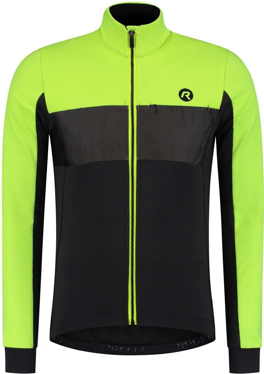 winterjack attq zwart/fluor-geel
