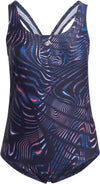 Souleaf Graphic 3-Stripes badpak (Grote Maat)